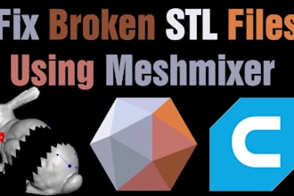 repair and fix your stl file for 3d printing