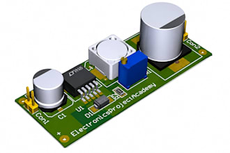 design buck boost converter, inverter and motor power electronics pcb