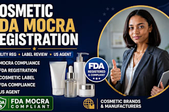 register your cosmetics with fda mocra compliance