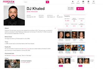 create and boost your famous birthdays profile for you or your family