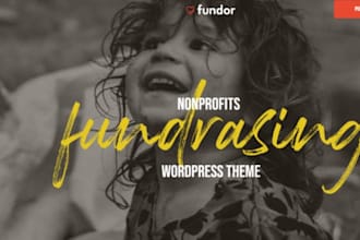 design wordpress crowdfunding charity fundraising donation and nonprofit website