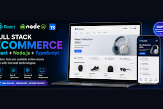 develop a react nodejs typescript web app