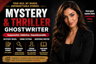 novel writer mystery ghostwriter crime fiction writer suspense novel writer book