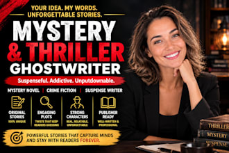 novel writer mystery ghostwriter crime fiction writer suspense novel writer book
