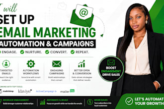 set up email marketing automation and campaigns