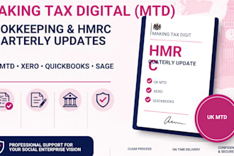 set up making tax digital mtd bookkeeping and hmrc quarterly updates