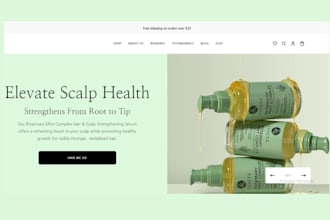 design hair extension shopify store hair care product listing wix hair website