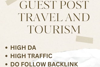 do travel guest post outreach and link building
