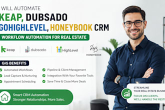 automate keap dubsado gohighlevel honeybook CRM for real estate