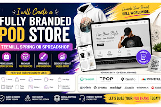 setup spreadshop teemill spring website design teemill spring online pod store