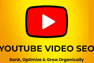 provide youtube video SEO service