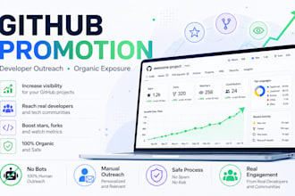 promote your github repository, github project organic marketing