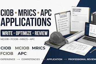 write and optimize ciob mciob mrics fciob and apc application professionally