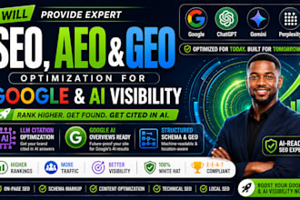 provide expert SEO aeo GEO optimization for google and ai visibility