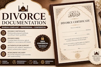 provide divorce certificate, annulment, marriage  certificates