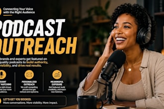 do podcast outreach for you