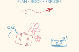 create a printable, custom travel planner