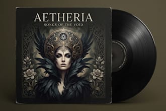 create a unique illustration for your music album cover