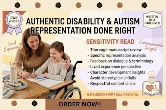 sensitivity read disability story autism neurodiverse with lived experience
