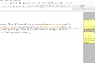 ich lektoriere deine hausarbeit oder abschlussarbeit auf deutsch