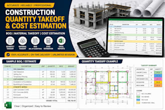 do construction quantity takeoff, boq and cost estimation