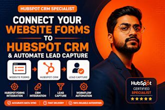 connect your website forms to hubspot CRM and automate lead capture