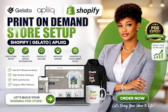 setup gelato etsy print on demand pod store product upload mockup listing