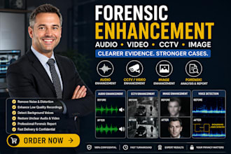 forensic audio video cctv image enhancement and analysis, audio forensics