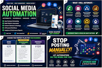 automate your social media posting, scheduling, management