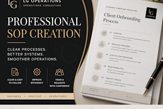 create professional sops and workflows