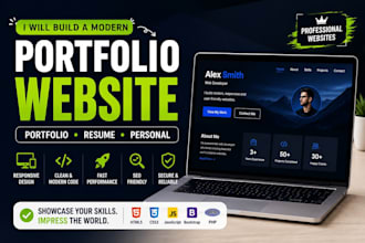 build a portfolio, resume or personal website