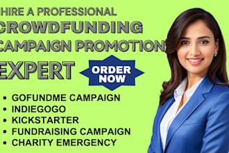 promote charity emergency, gofundme campaign, set up fundraising campaign