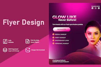 do business company and product flyer and brochure