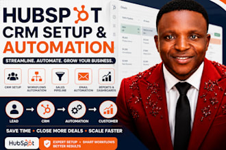 setup hubspot crm and automation workflows