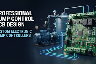 design pump control pcb motor controller and automation hardware water pump