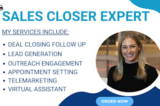 high ticket sales appointment setter virtual assistant sales person sales rep