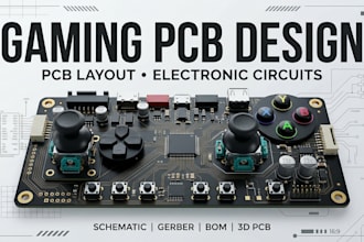 design gaming pcb, pcb layout and electronic circuit boards