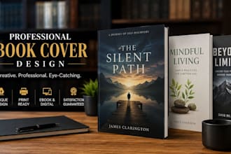 design professional motivational book cover