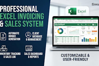 creat a professional excel invoicing system