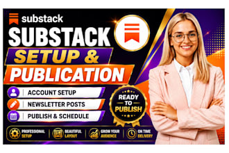 set up your substack publication and publish your newsletter