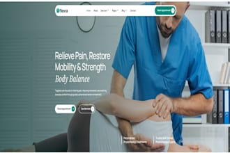 design squarespace chiropractic clinic website healthcare booking website
