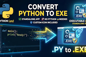 python script to exe executable file