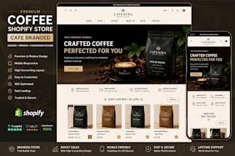 build seo coffee shopify store coffee website coffee store