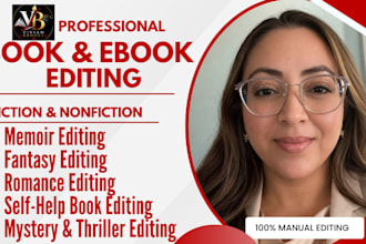 edit, proofread and improve fiction or nonfiction manuscript, book editor
