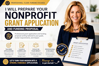 prepare your nonprofit grant application and funding proposal