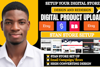 stan store, stan store marketing, stan store setup,etsy shop, gumroad,beacons ai