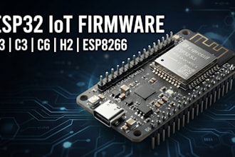 develop esp32 s3 c3 c6 h2 esp8266 iot firmware and applications
