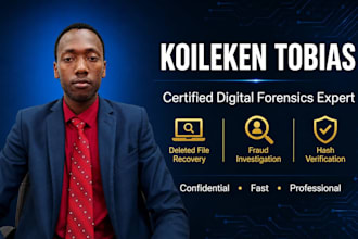 recover deleted files and investigate fraud