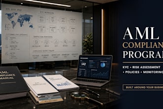 create aml compliance, kyc and risk assessment program