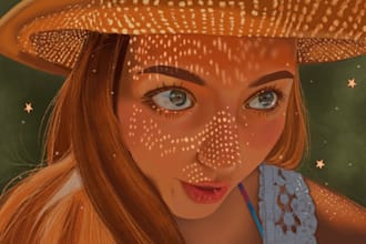 create a custom digital portrait for you